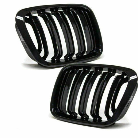 GRILL (NJURAR) BMW E46 98-01 SEDAN BLANK DUBBEL