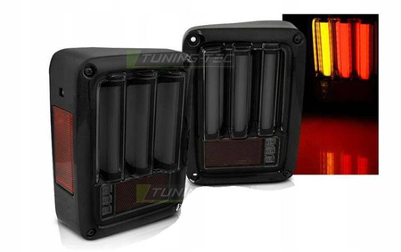 Lampor Chrysler Jeep Wrangler jk 07-18 led rök