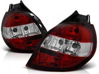Baklyktor nya RENAULT CLIO 3 05-09 CLEAR RED WHITE