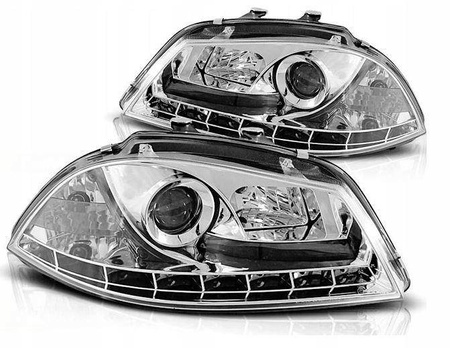 Seat Ibiza 6l 02-08 strålkastare i dagsljus krom