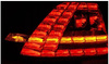 Vw Golf 7 VII 13-17 svarta led dts lampor