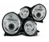Lampor Nya Mercedes W210 99-02 E-klass Ringar Krom
