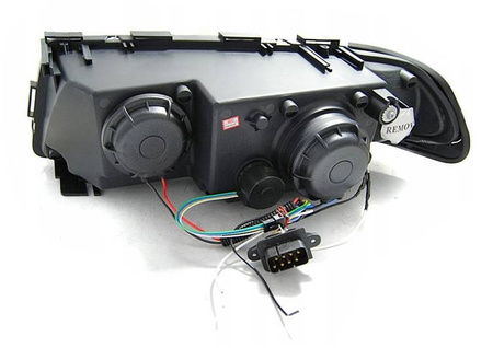 Strålkastare Bmw E38 94-01 Ringi 3d Led Krom