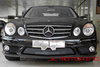 FRONTGRILL MERCEDES W211 06-09 KROM/SVART