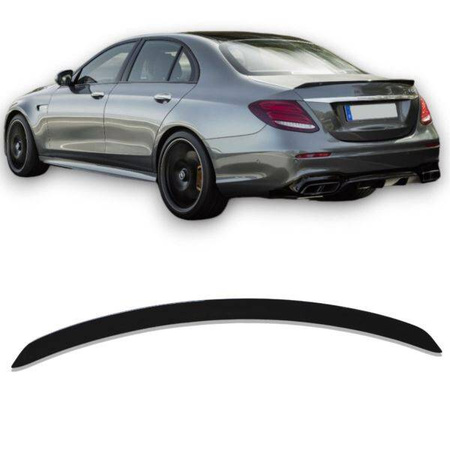 MERCEDES W213 luckspoiler 16-22 blank svart