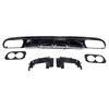 BAKRE DIFFUSOR MERCEDES W213 SEDAN 16-23 GLOSS BLK