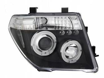 Strålkastare Nissan Navara III CHROM RINGI