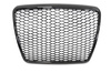 GRILL SPORT BLANK SVART PDC AUDI A6 C6 09-11
