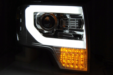 Framlampor Ford F150 Mk12 08-14 Led Krom