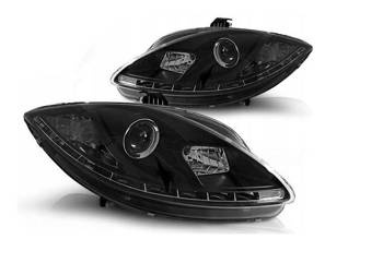 Strålkastare Seat Leon, Altea 09-12 Svart Tru Drl