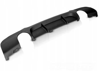 Prestanda svart bakre diffusor för BMW E90 E91