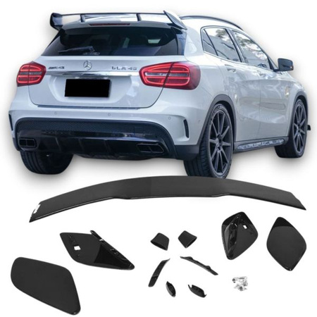 TAKSPOILER MERCEDES GLA X156 SVART AMG LOOK