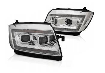 Led Tube Chrome strålkastare för Vw Crafter Ii 2017-
