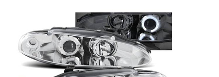 STRÅLKASTARE MITSUBISHI ECLIPSE 95-96 KROM