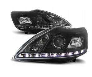 Ford Focus II 08-10 svarta LED-lampor + motorer