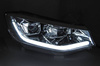 LED-strålkastare krom DRL-lampor till VW Caddy 20-