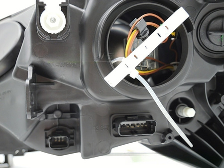 Svart höger strålkastare för Renault Captur I