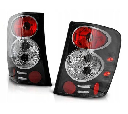 Baklyktor Jeep Grand Cherokee (Wj) 99-05 Svart