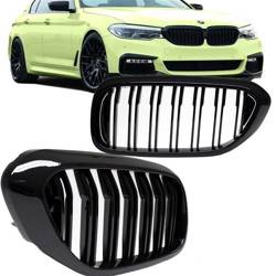 GRILL BMW G30 G31 17- BLANK SVART