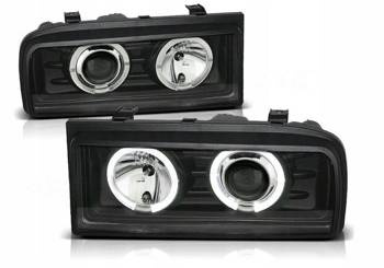 Strålkastare Vw Corrado 88-95 ringi svart