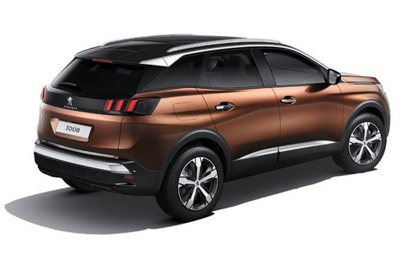Sidodörrslister Peugeot 3008 2016-2021