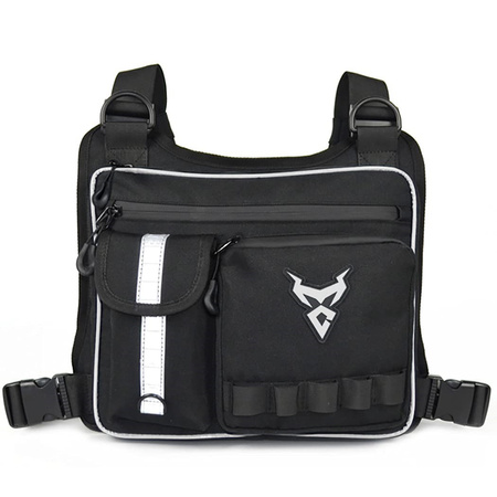 Väst med motocentrisk väska