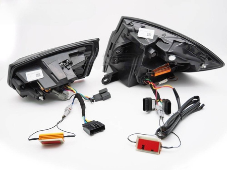 LED-bakljus för BMW F30 11-18 OLED rök