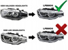 FULL LED strålkastare till BMW F30 F31 LCI 15-18