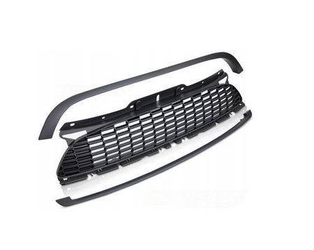 Svart grill Mini Cooper 10-14 r56 r57 r55 jcw stil matt svart
