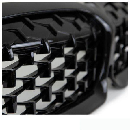 Bmw G20 G21 19- glänsande svart diamant abs grill