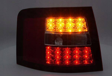 Röda vita LED-lampor till Audi A6 97-04 Avant