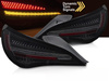 LED-baklyktor för Mercedes CLA C117 13-16 svart rök