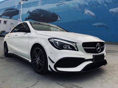 PRZEDNI SPOILER SPLITERY MERCEDES CLA W117 16-19