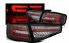 Audi A4 B8 12-15 sedan svarta dts LED-lampor