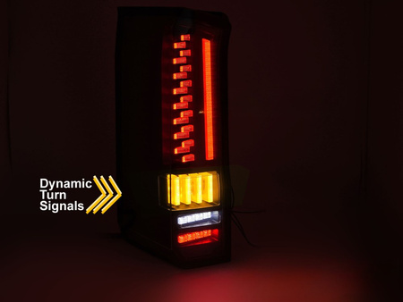 LED Röd Vit Sekventiella bakljus VW Crafter / MAN TGE 2017