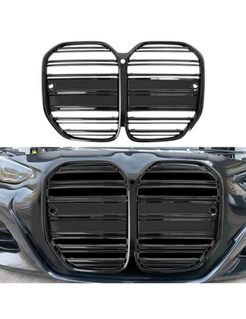 FRONTGRILL BMW 4 G22 G23 RADIOTOR BLANK SVART