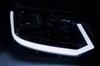 Nya VW T5 strålkastare 10-15 LED TUBE BLACK T6 LOOK DRL LIFT