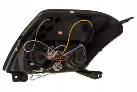 Strålkastare Citroen C2 Ringi Svart