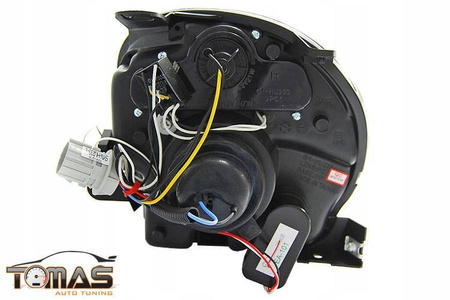 Strålkastare strålkastare Fiat 500 07- Chrome led r