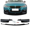 FRONTPANEL BMW F30 F31 11- BLANK SVART SPLITTER