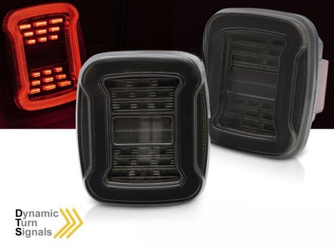 LED-baklyktor Jeep Wrangler YJ/TJ (1991-2006) Rökfärgad