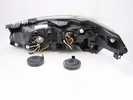 Svart höger strålkastare till Renault Laguna II