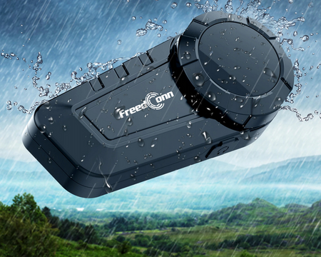 FreedConn KY-PRO intercom för motorcykel svart