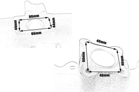 Avgasgrenrör AUDI 20V RS2 TURBO Gjutjärn