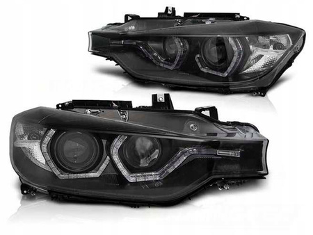 BMW F30 F31 11-15 LED BLACK DRL strålkastare
