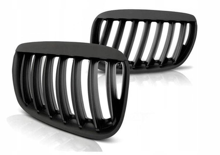 Njurgrill fram matt svart för Bmw X5 E53 03-06
