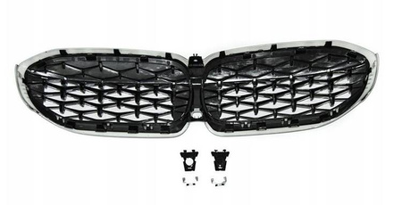 Diamant silver njurgrill BMW G20 G21