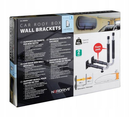 VERTIKALA VÄGGFÄSTEN FÖR TAKBOXAR