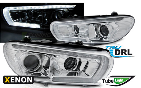 Xenon D1S Ledlampor i krom för Vw Scirocco 08-14