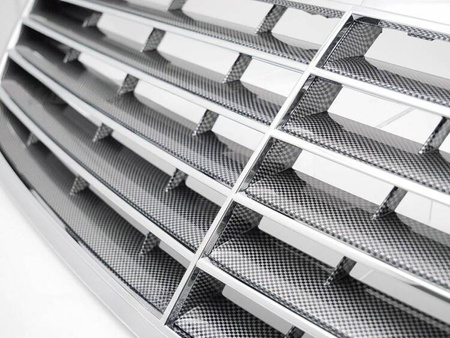Grill, frontgrill Kolfiber till Mercedes W220